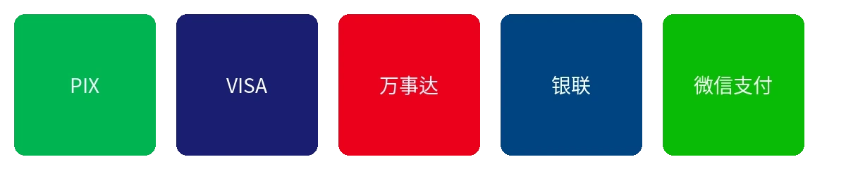 夏晴子支持的支付方式图标展示
